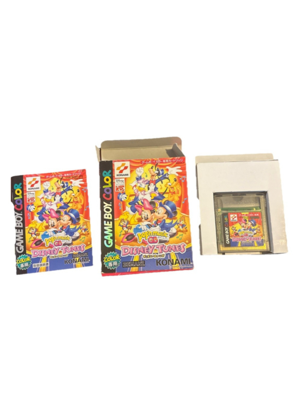 Pop'n Music GB Disney Tunes [Nintendo Game Boy Vintage] Rare- Japanese